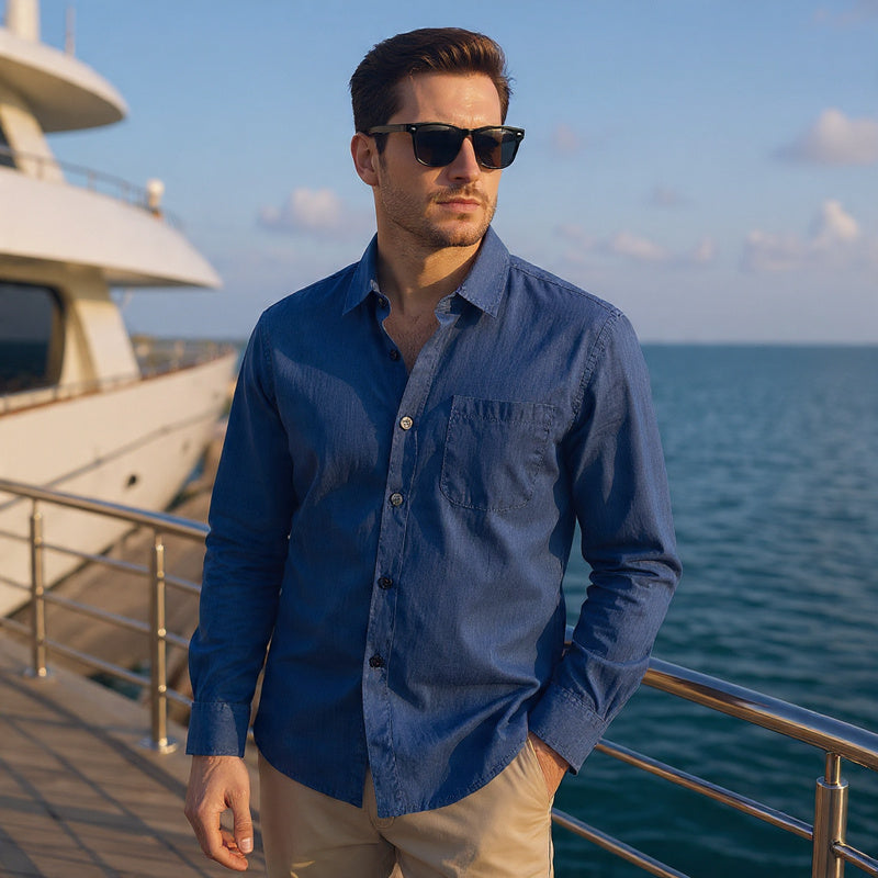 Men In Linen Shirts With Long Sleeves - Florivation