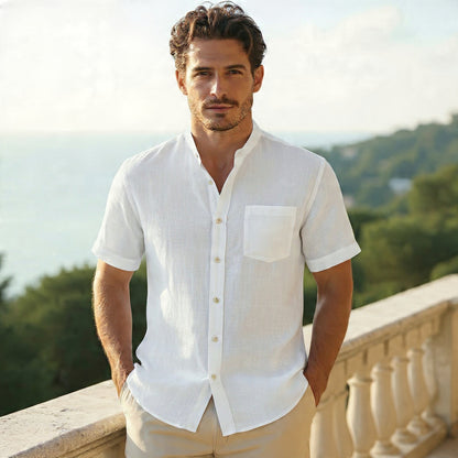 Retro Casual Men'S Linen Shirt