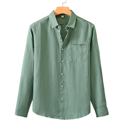 Men In Linen Shirts With Long Sleeves - Florivation