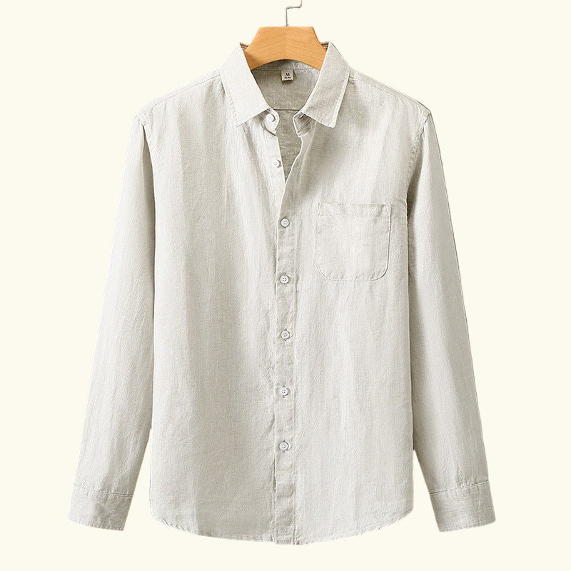 Men In Linen Shirts With Long Sleeves - Florivation