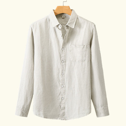 Men In Linen Shirts With Long Sleeves - Florivation