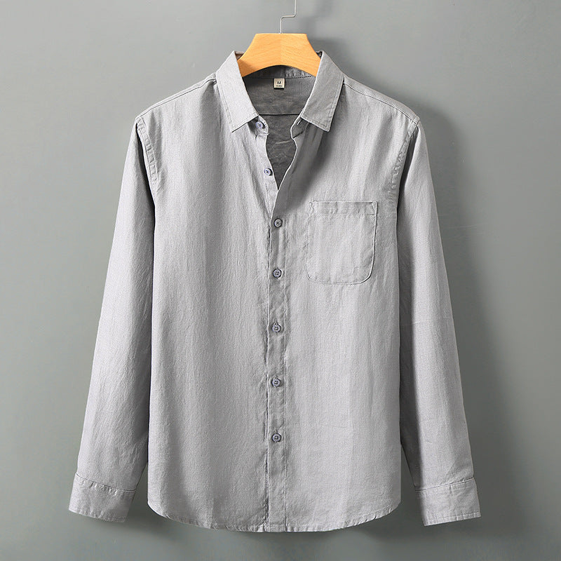 Men In Linen Shirts With Long Sleeves - Florivation