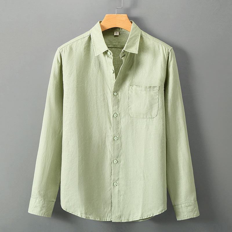 Men In Linen Shirts With Long Sleeves - Florivation