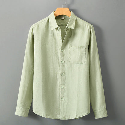 Men In Linen Shirts With Long Sleeves - Florivation