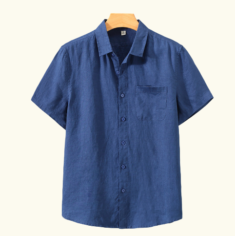 Retro Casual Men'S Linen Shirt - Florivation