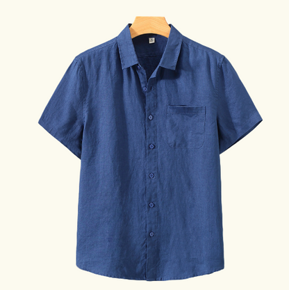Retro Casual Men'S Linen Shirt - Florivation