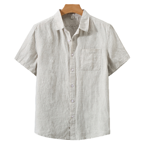 Retro Casual Men'S Linen Shirt - Florivation